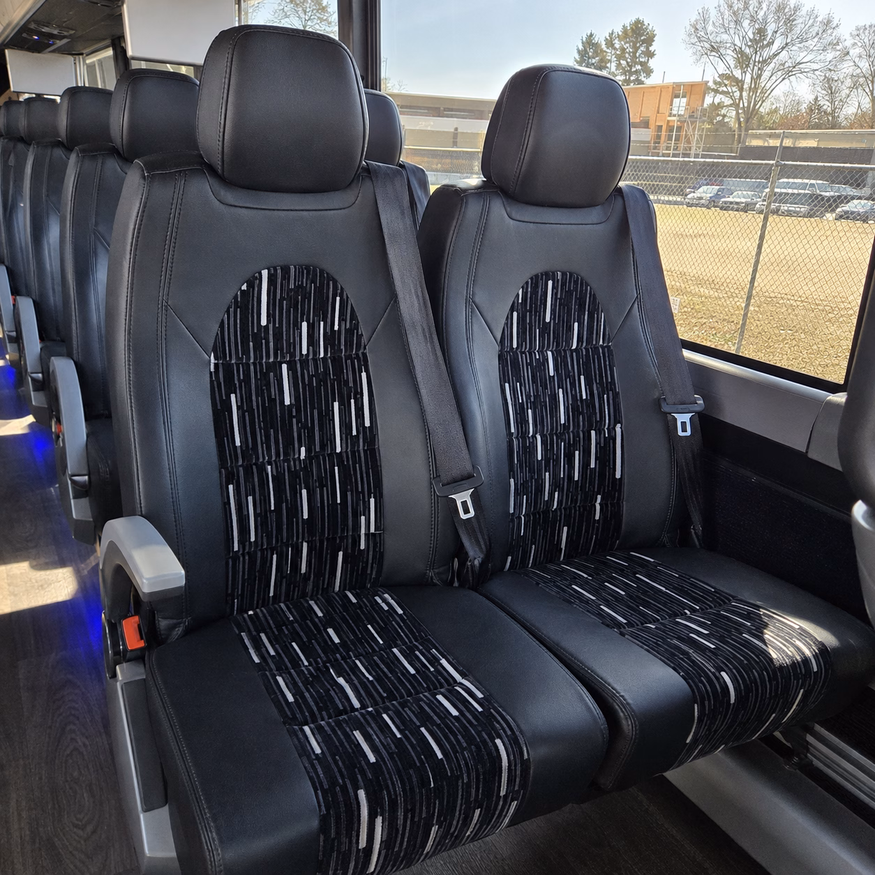 beverly charter bus interior