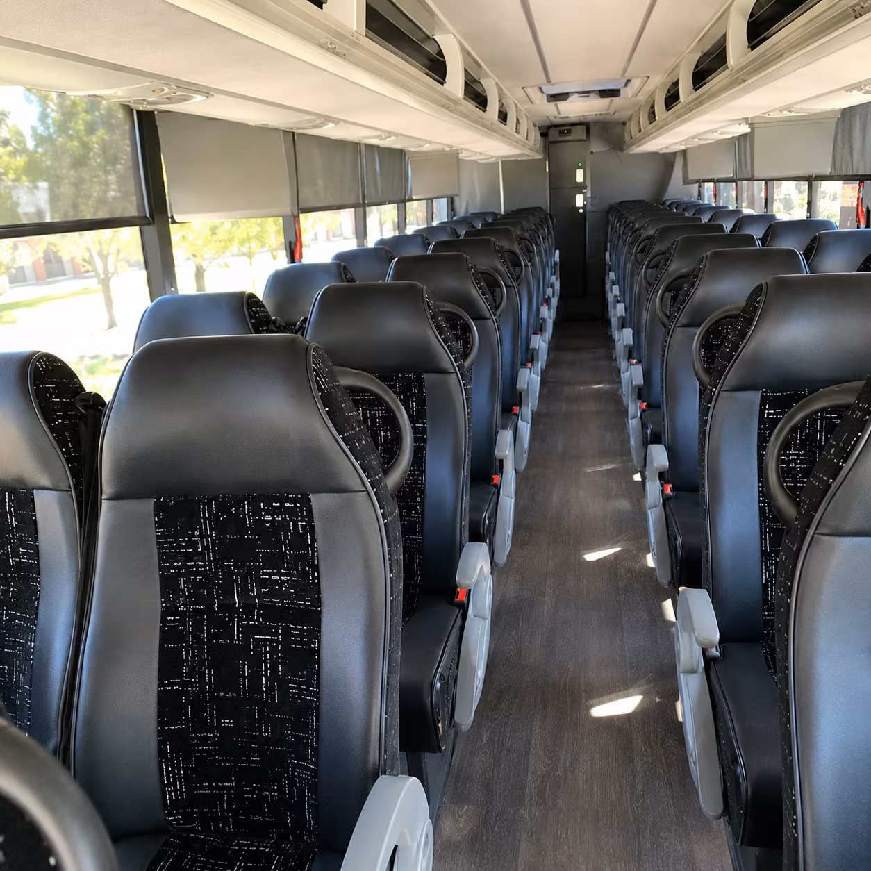 springfield charter bus rental interior