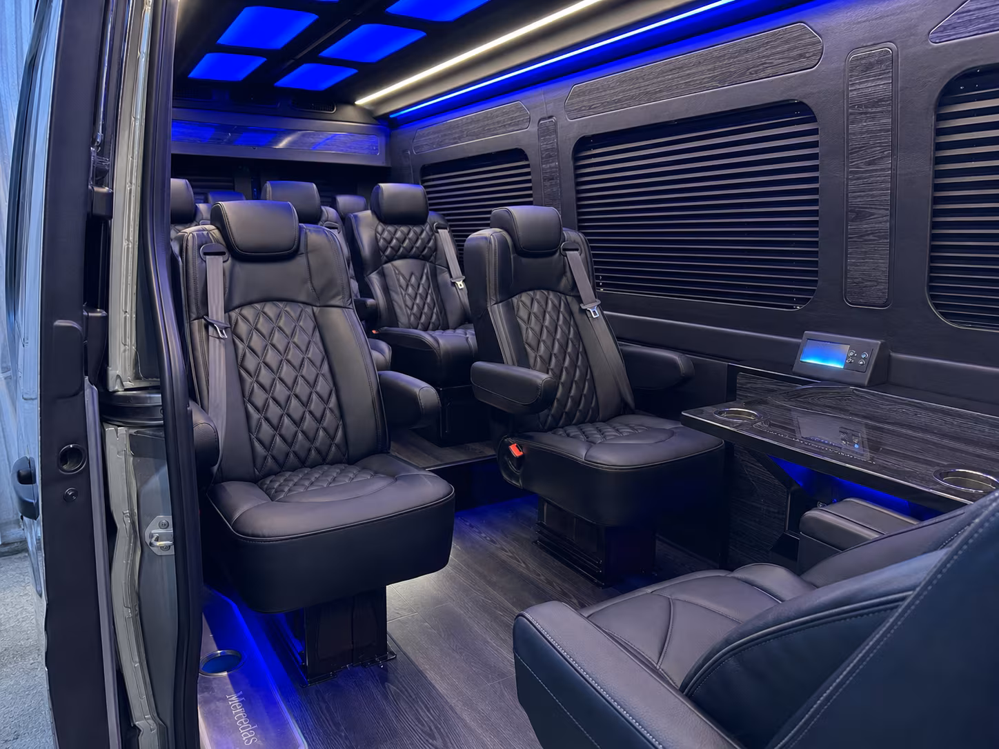 sprinter van transportation for groups and events across beverly