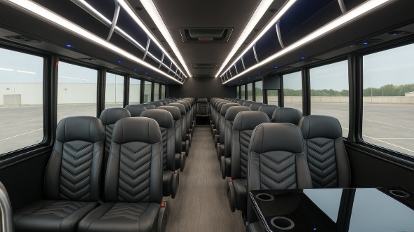 beverly 20 passenger minibus inside