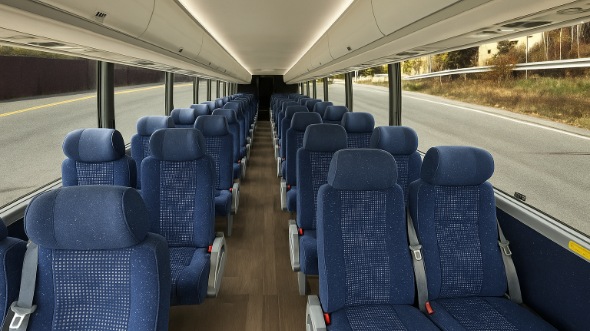 beverly 30 passenger minibus inside