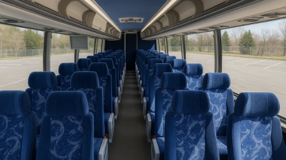 beverly 50 passenger charter bus interior