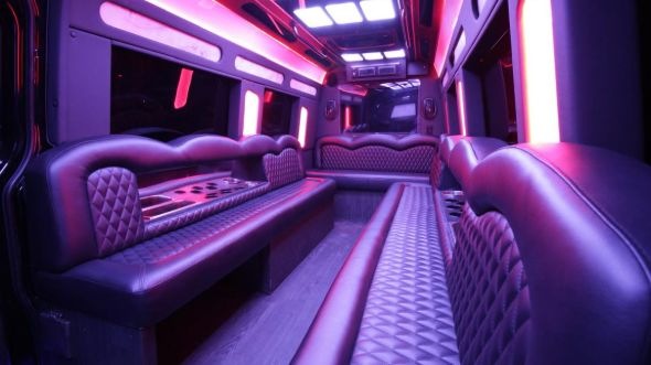 beverly sprinter limo rental inside